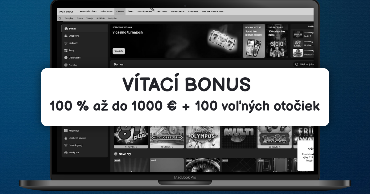 Fortuna Casino welcome bonus
